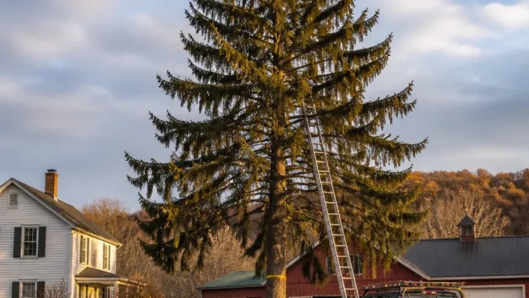 Norway spruce from West Edmeston chosen as 2026 Rockefeller Center Christmas tree